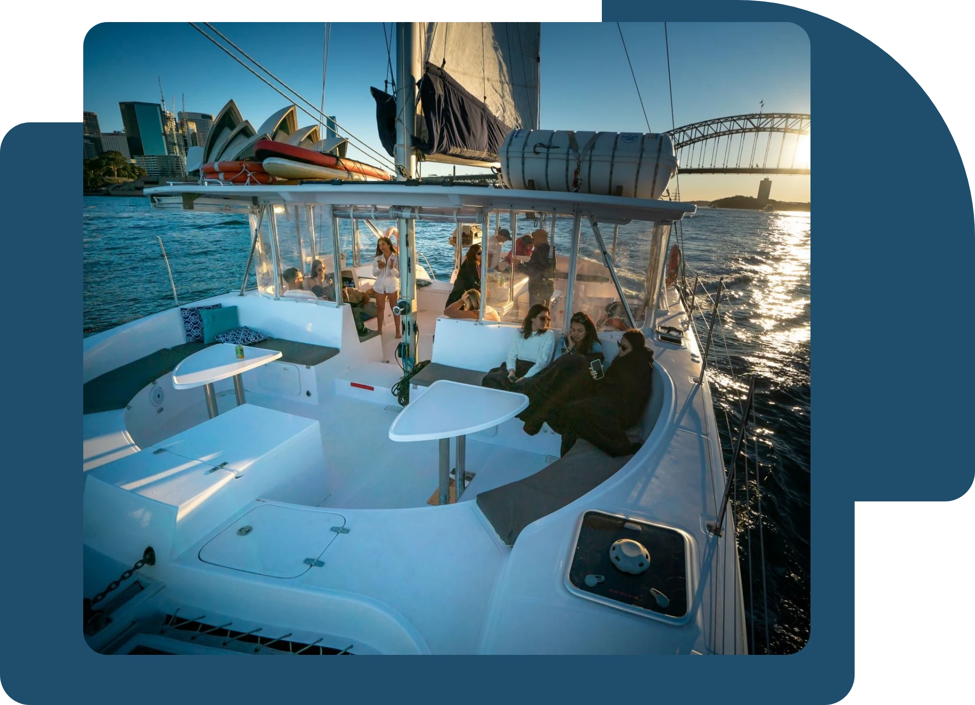 Eastcoast Sailing charter boat on Sydney Harbour