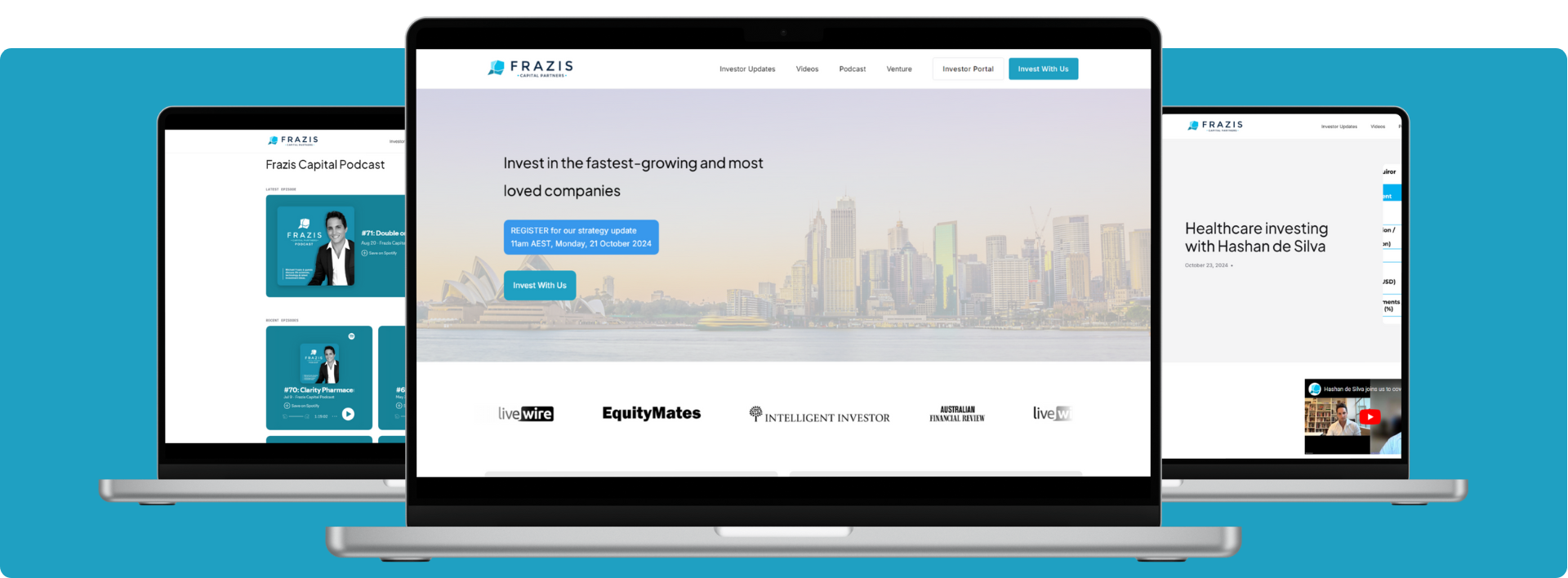 Frazis Capital website