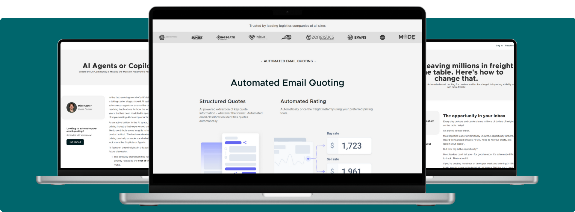 Vooma website on multiple devices - Wolf IQ