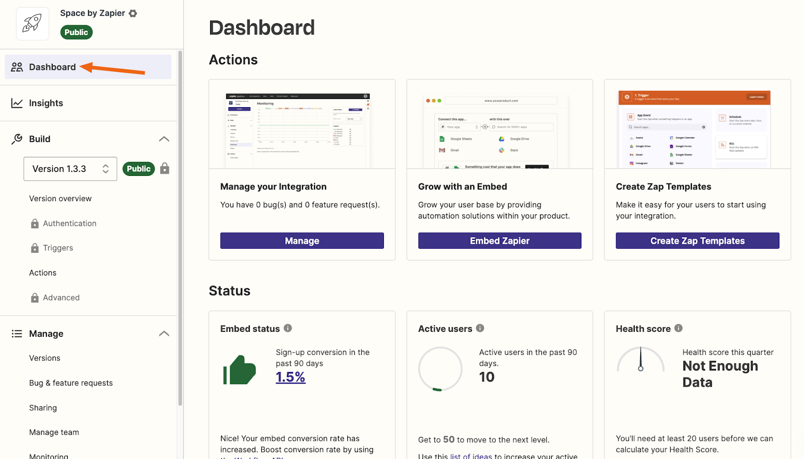 Zapier Dashboard Overview showcasing integration management and custom workflow automation for seamless app connectivity, highlighting key features like dashboard.