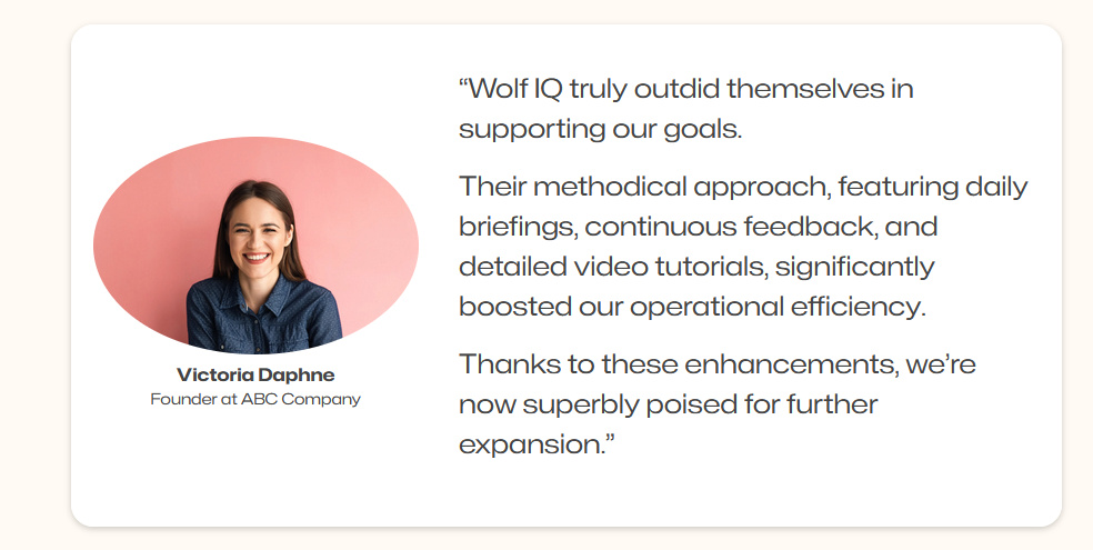 example of social proof in about us page