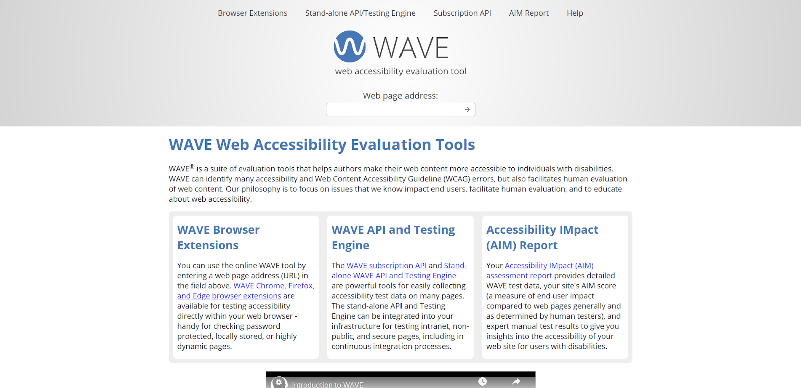 Screenshot of the WAVE accessibility tool used to evaluate medical website design for inclusivity, ensuring compliance with accessibility standards