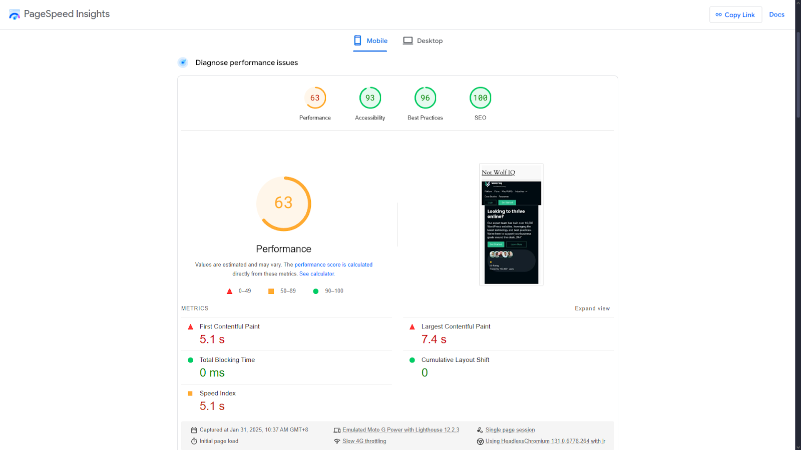 Overlooking Website Speed and Performance through Google PageSpeed Insights