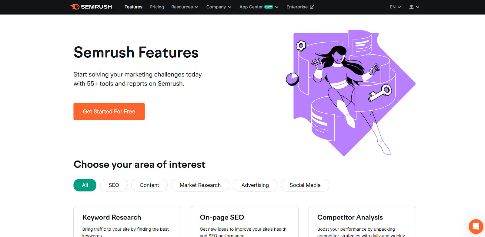 Conduct a content audit using Semrush to spot outdated info, gaps, and high bounce content—Wolf IQ