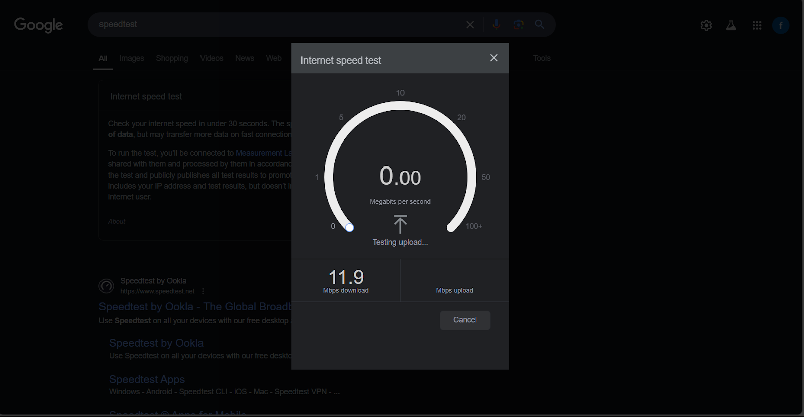 Speed Test
