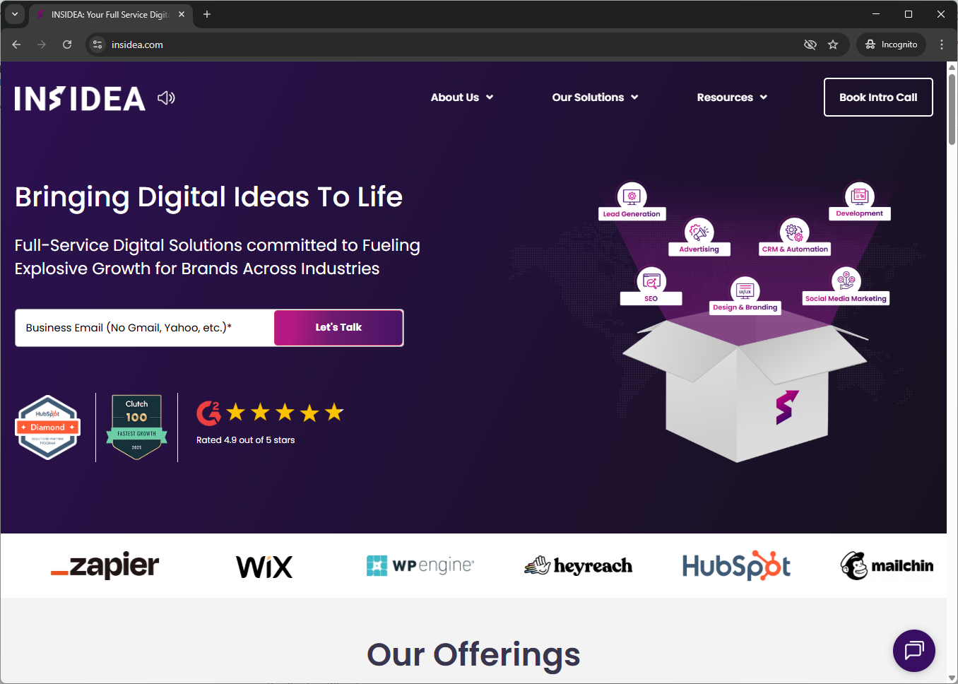 INSIDEA full-service digital agency