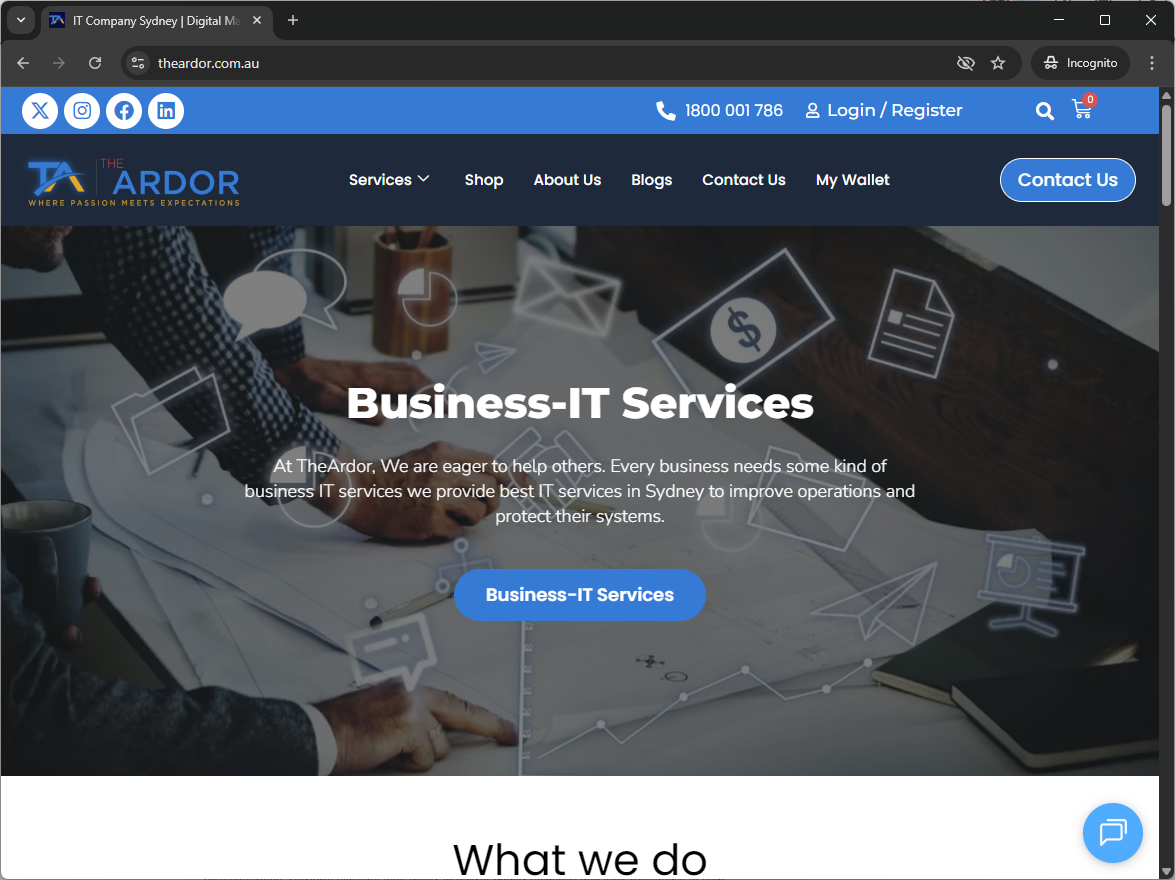 The Ardor Sydney IT company