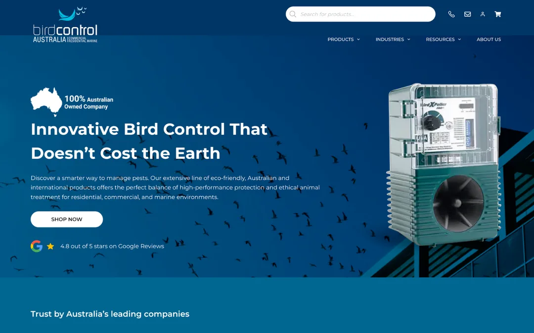 eCommerce website by Wolf IQ