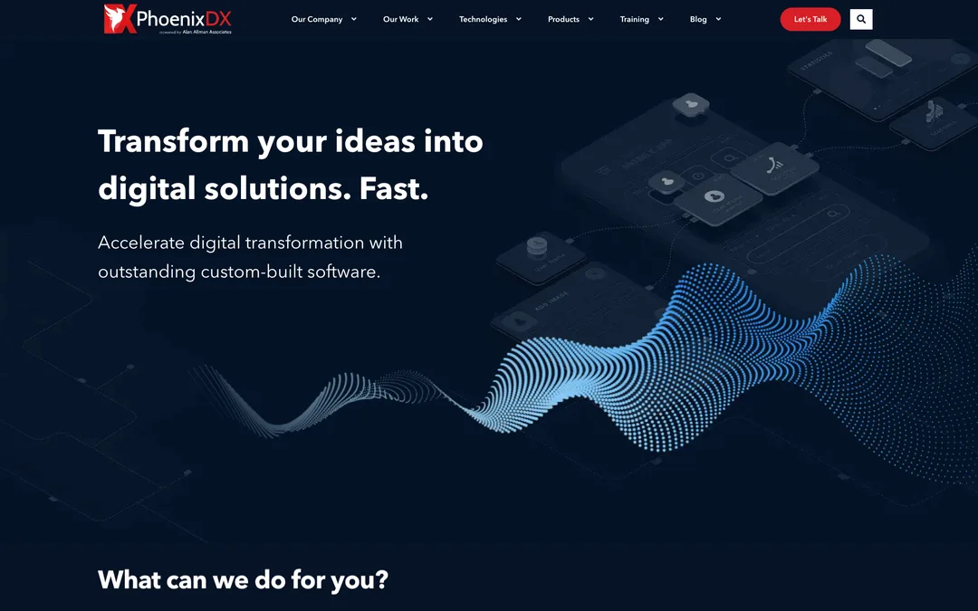 Technology & SaaS website by Wolf IQ