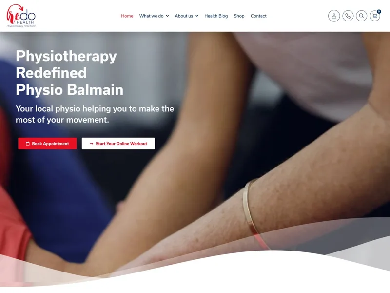 RedoHealth website
