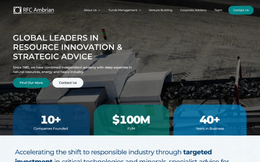 Finance website by Wolf IQ