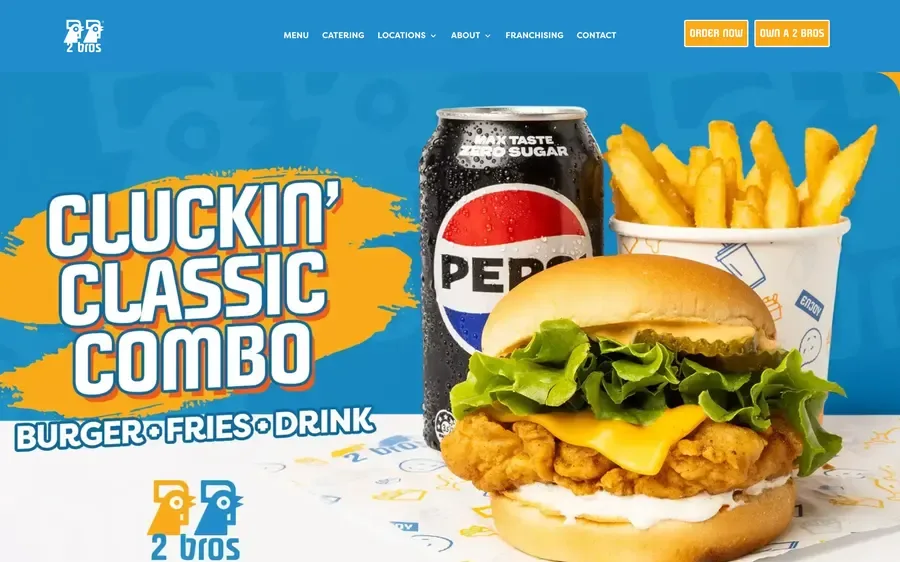 Restaurants & Hospitality website by Wolf IQ