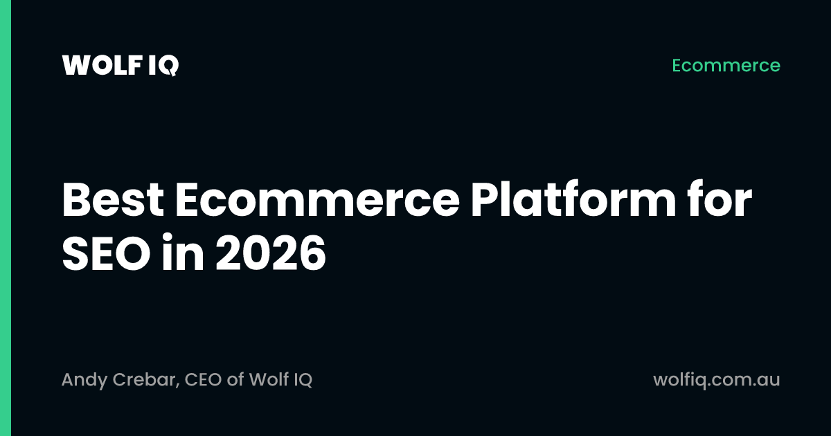 Best ecommerce platform for SEO