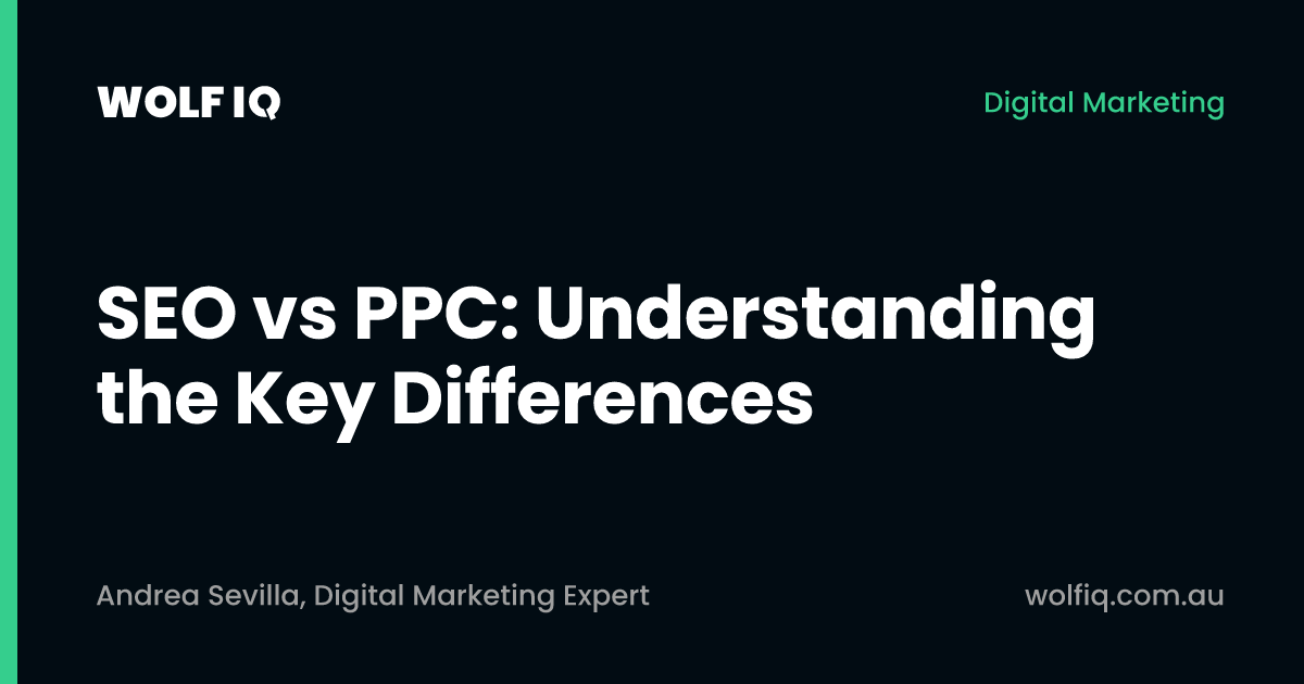 SEO vs PPC
