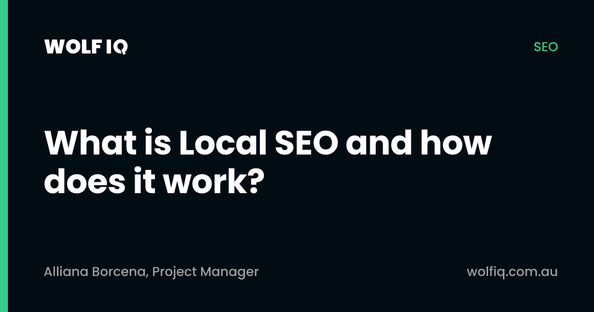What is local SEO?